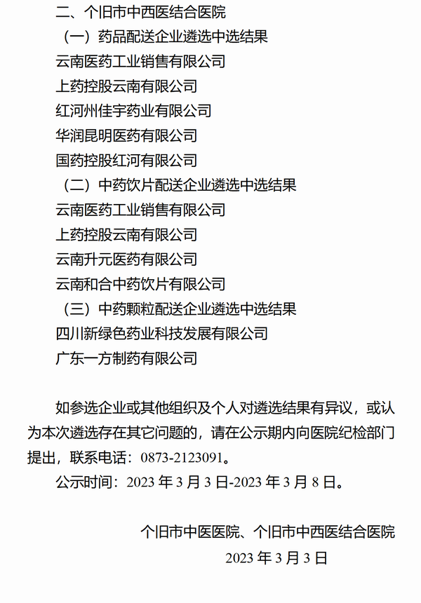 调整大小 个旧市中医医院、个旧市中西医结合医院药品配送供应商遴选结果公示(1)_02.png